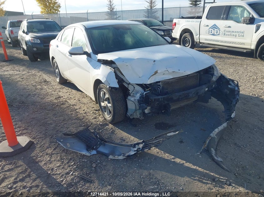 2022 Hyundai Elantra Sel, Front, IAAI, VIN KMHLM4AG9NU246934