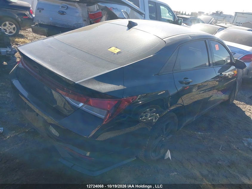 Vin: kmhlm4ag9pu543673, lot: 3131444, hyundai elantra preferred ivt 20234