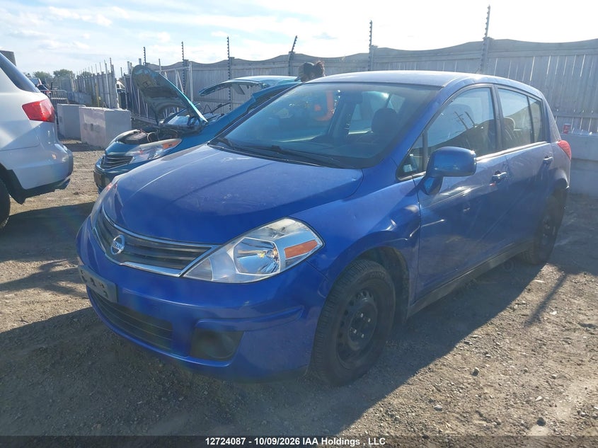 2009 Nissan Versa 1.8S, Hail, IAAI, VIN 3N1BC13E09L372924 — photo 2