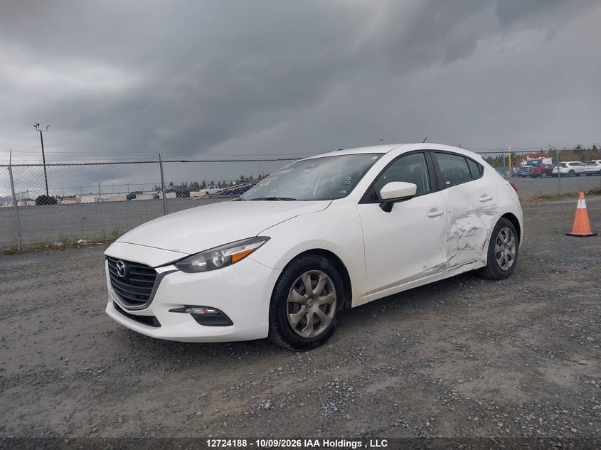 Vin: jm1bn1k79j1166586, lot: 3131565, mazda 3 sport 20182