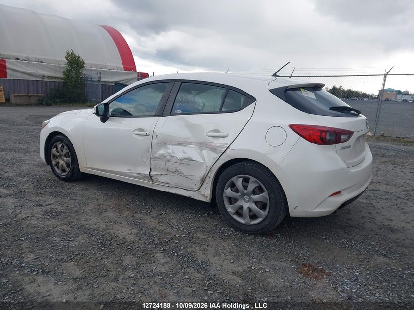 Vin: jm1bn1k79j1166586, lot: 3131565, mazda 3 sport 20183
