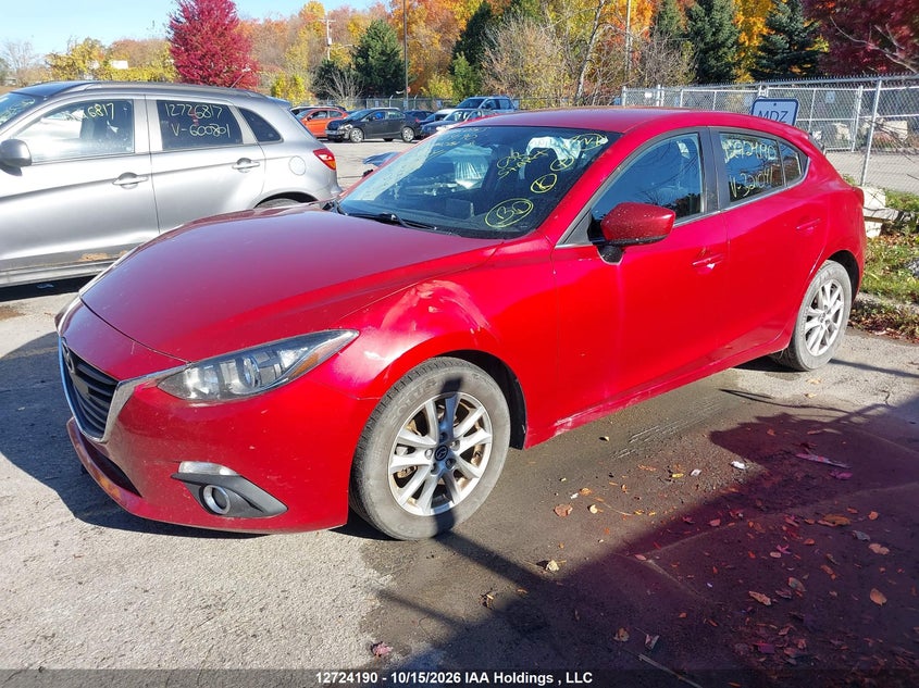 Vin: 3mzbm1l76gm321041, lot: 3131567, mazda 3 touring 20162