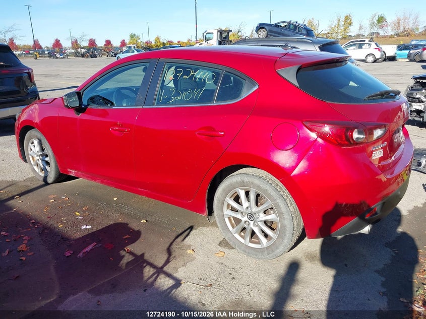 Vin: 3mzbm1l76gm321041, lot: 3131567, mazda 3 touring 20163