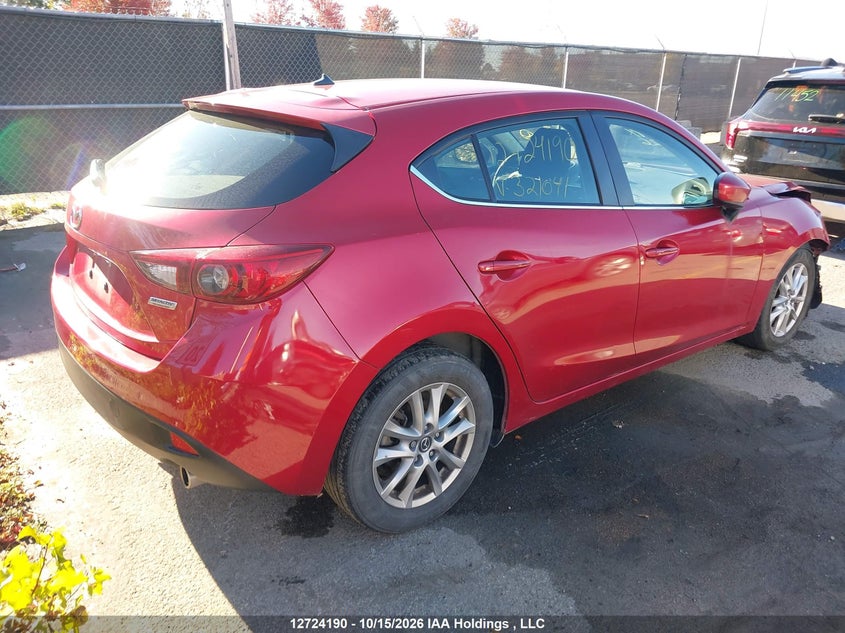 Vin: 3mzbm1l76gm321041, lot: 3131567, mazda 3 touring 20164