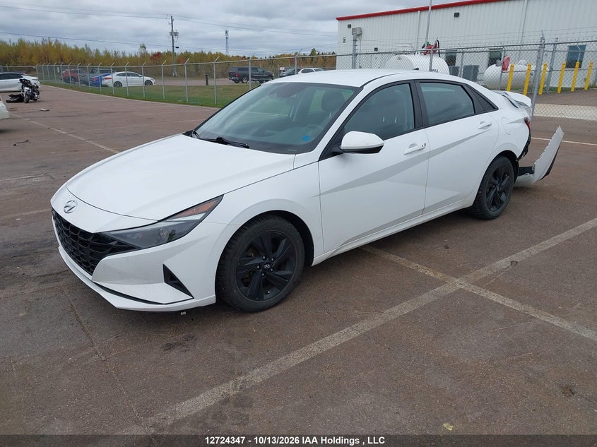 2021 Hyundai Elantra Preferred Ivt, Удар сзади, IAAI, VIN KMHLM4AG2MU097684 — фото 2