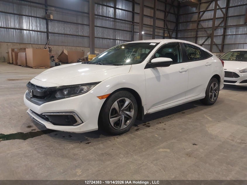 Vin: 2hgfc2f58kh028161, lot: 3131779, honda civic lx 20192