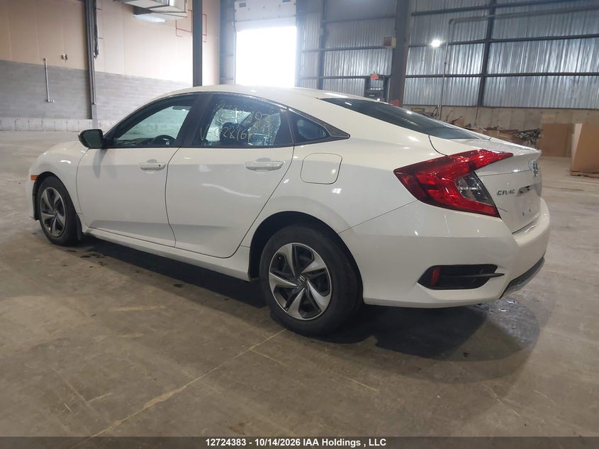 Vin: 2hgfc2f58kh028161, lot: 3131779, honda civic lx 20193