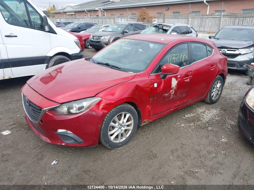 Vin: jm1bm1l75e1104738, lot: 3131796, mazda mazda3 gs-sky 20142