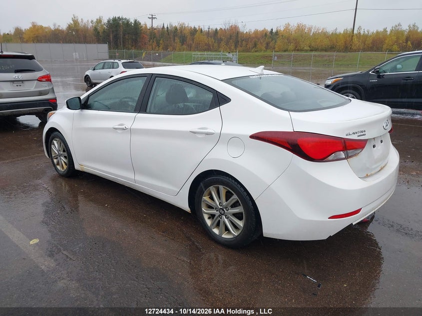 Vin: kmhdh4aexfu335596, lot: 3131830, hyundai elantra sport appearance 20153