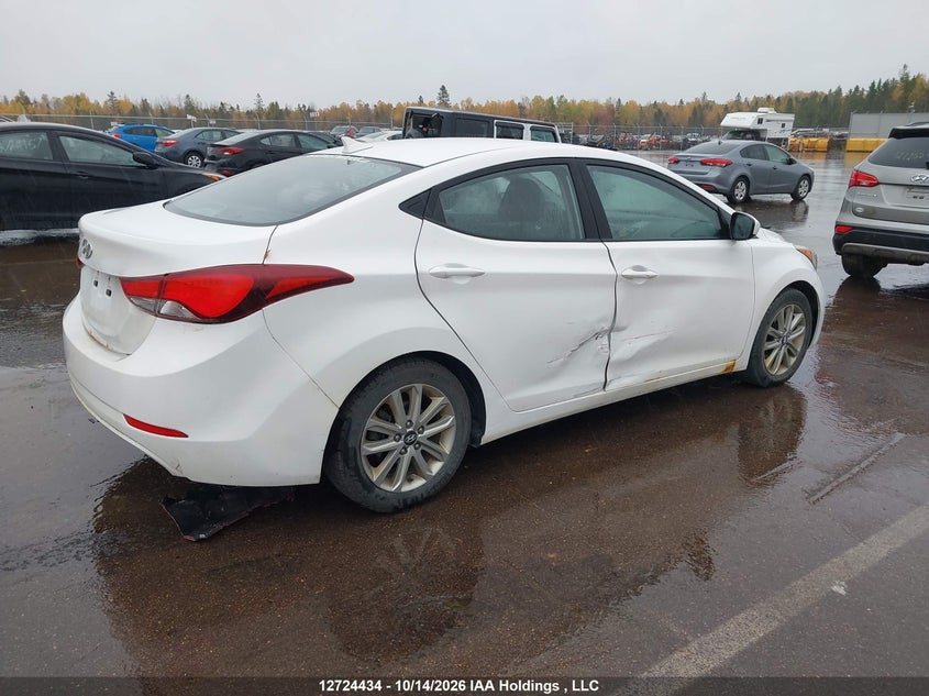 Vin: kmhdh4aexfu335596, lot: 3131830, hyundai elantra sport appearance 20154