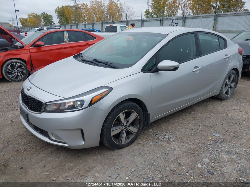 Vin: 3kpfl4a7xje252299, lot: 3131847, kia forte lx/s 20182
