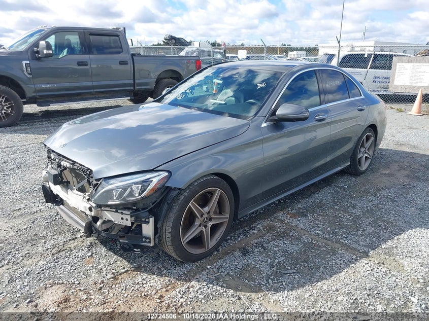 Vin: 55swf4kb8ju237254, lot: 3131904, mercedes-benz c 300 4matic 20182