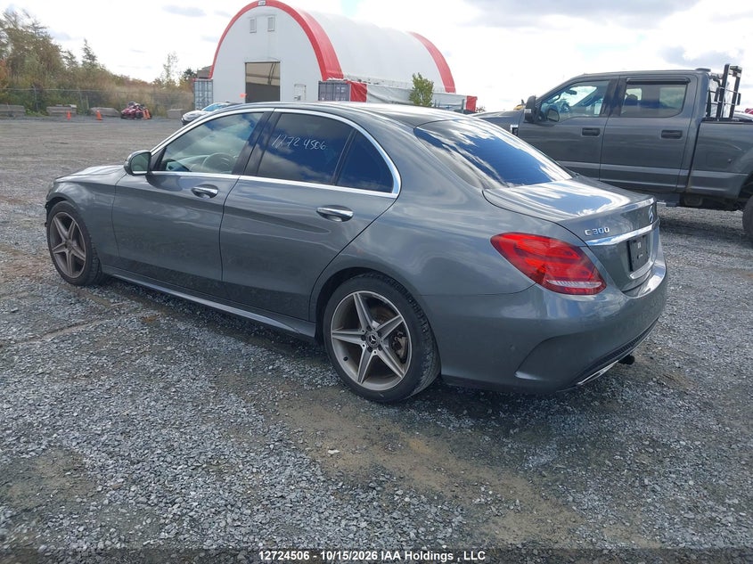 Vin: 55swf4kb8ju237254, lot: 3131904, mercedes-benz c 300 4matic 20183