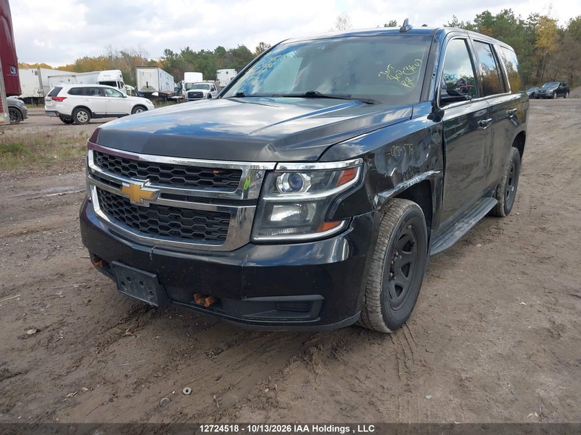 2016 Chevrolet Tahoe Police, Левый бок, IAAI, VIN 1GNSKDEC0GR447986 — фото 2