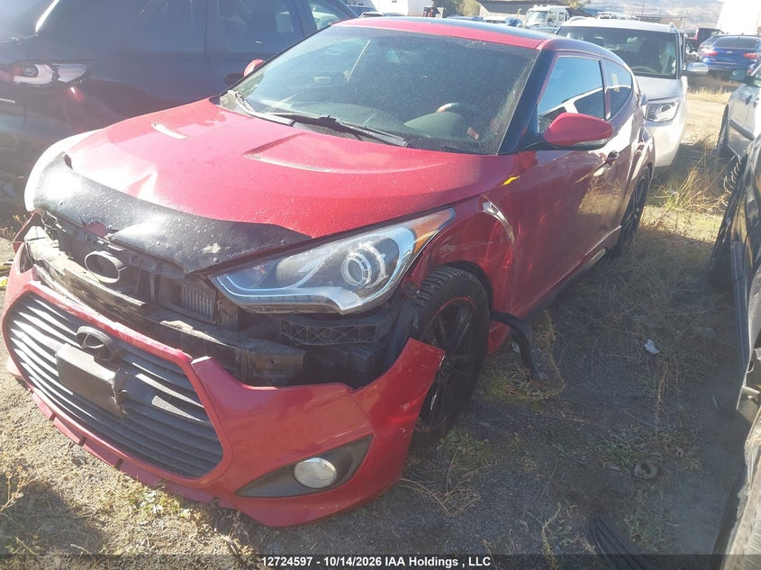 Vin: kmhtc6ae4du139642, lot: 3131999, hyundai veloster turbo 20132