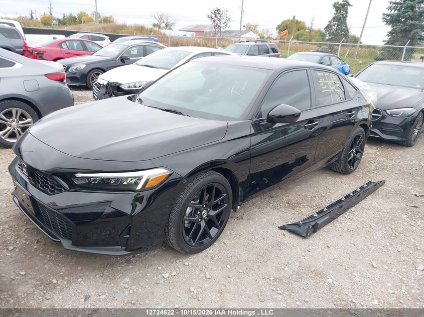 Vin: 2hgfe4f8xth015347, lot: 3132024, honda civic sport hybrid/sport touring hybrid 20262