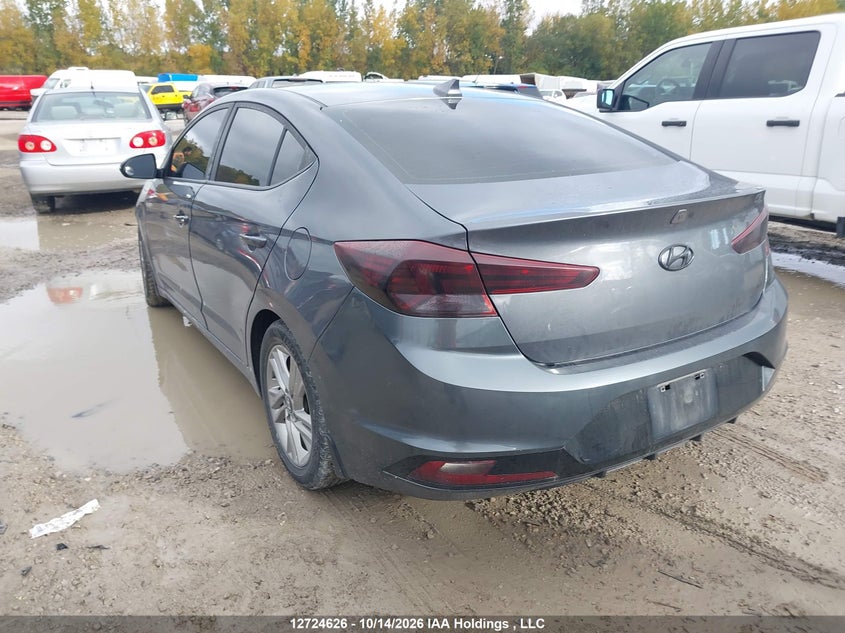 Vin: kmhd84lf6ku749460, lot: 3132028, hyundai elantra preferred 20193