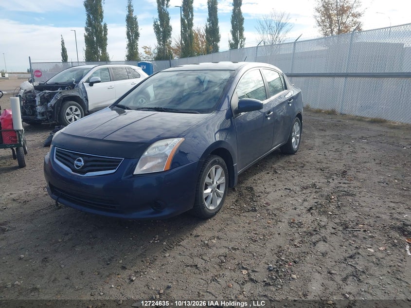 2012 Nissan Sentra 2.0, Удар спереди, IAAI, VIN 3N1AB6AP6CL657215 — фото 2