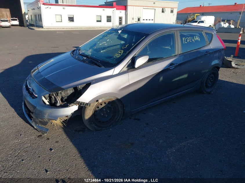 2016 Hyundai Accent Gl, Front, IAAI, VIN KMHCT5AE8GU254758 — photo 2