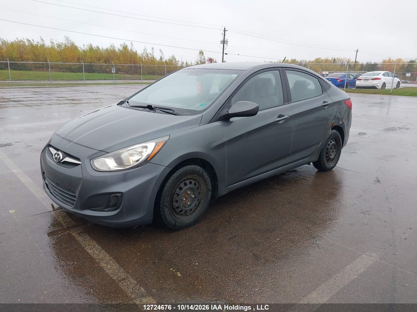 2012 Hyundai Accent Gl, Правый бок, IAAI, VIN KMHCT4AE4CU268144 — фото 2