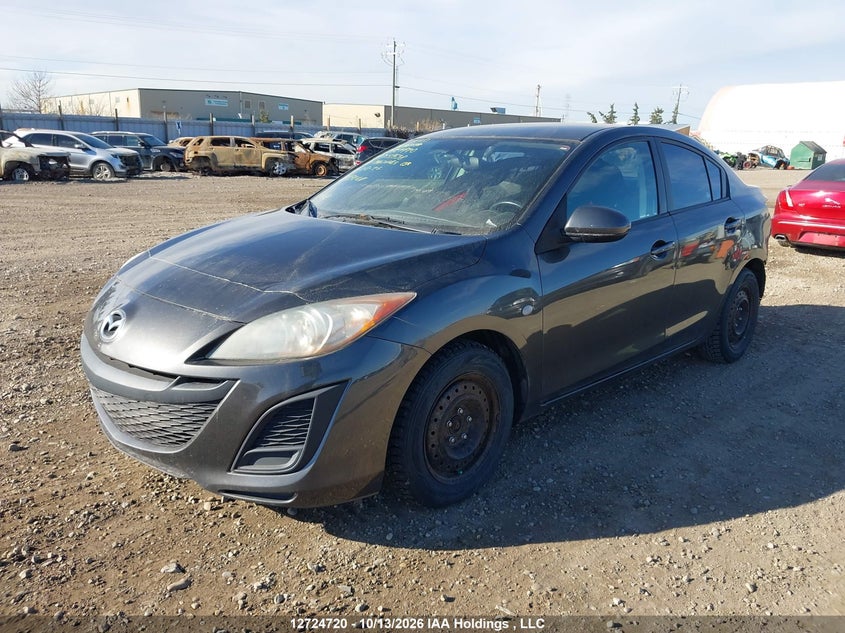 2010 Mazda Mazda3 Gs/Gx, Удар сзади, IAAI, VIN JM1BL1SF7A1351538 — фото 2