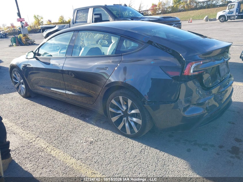 Vin: lrw3e7fa7rc093518, lot: 3132149, tesla model 3 20243