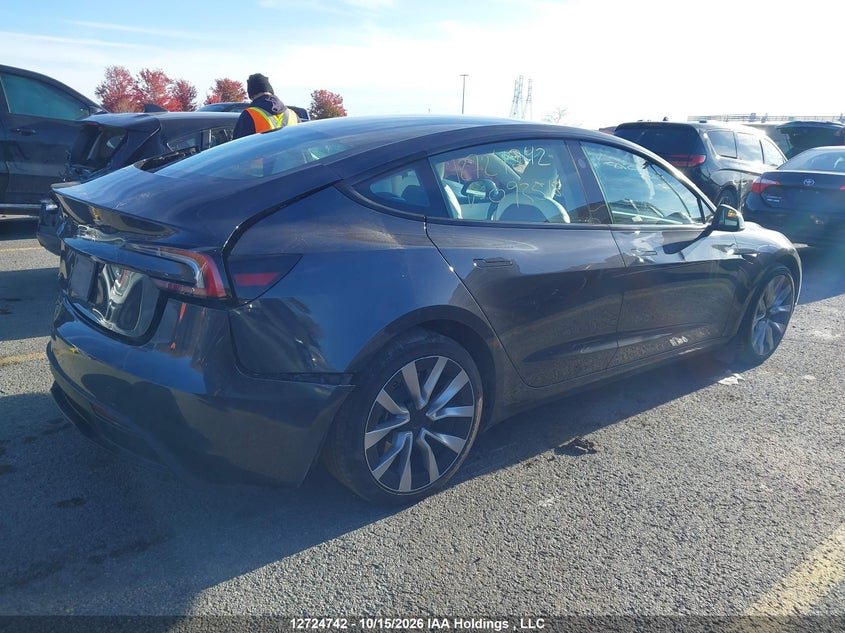 Vin: lrw3e7fa7rc093518, lot: 3132149, tesla model 3 20244