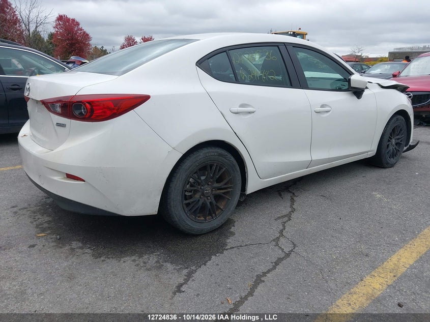 Vin: 3mzbm1u73gm241842, lot: 3132244, mazda 3 sport 20164