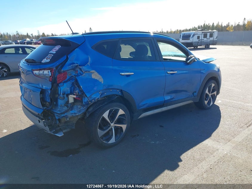Vin: km8j3ca21hu325222, lot: 3132275, hyundai tucson limited/sport and eco/se 20174