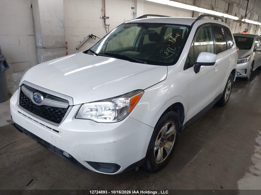 2014 Subaru Forester 2.5I, Front, IAAI, VIN JF2SJCAC7EG490033 — photo 2