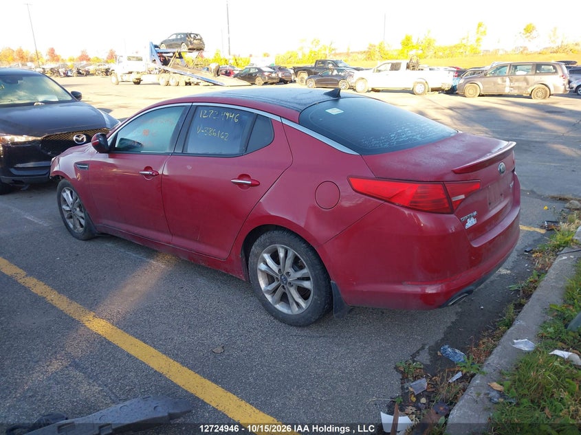 Vin: knagn4a60d5386192, lot: 3132355, kia optima 20133