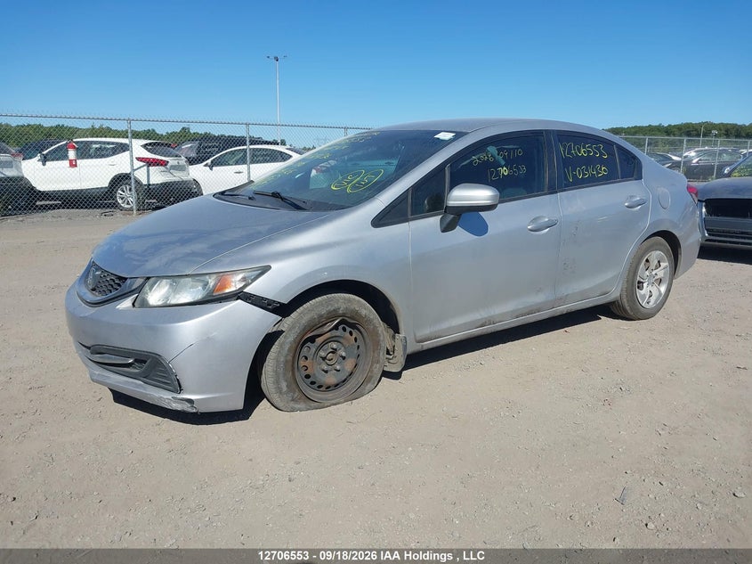 Vin: 2hgfb2f45eh031436, lot: 3132515, honda civic lx 20142