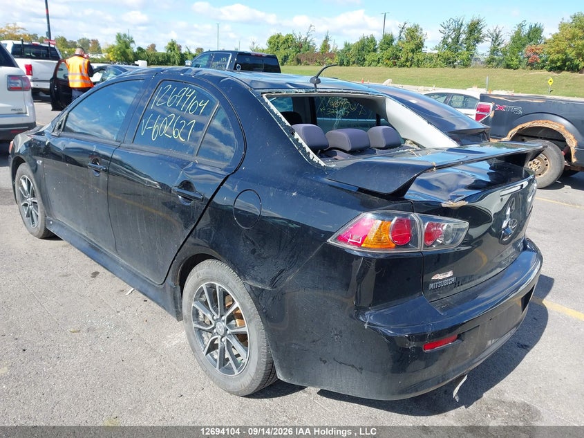Vin: ja32u2fu0gu602627, lot: 3132523, mitsubishi lancer es/se ltd 20163
