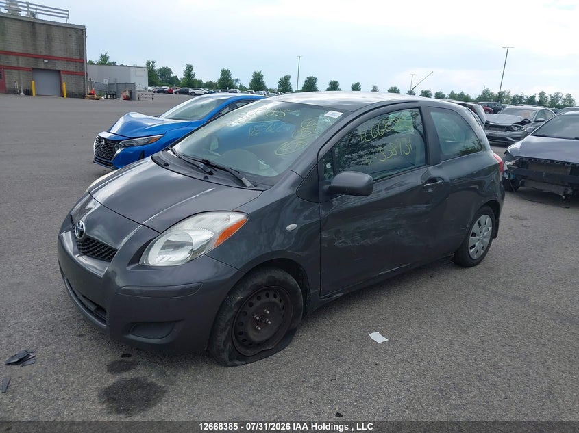 2011 Toyota Yaris Ce, Left Side, IAAI, VIN JTDJT4K33B5338931 — photo 2