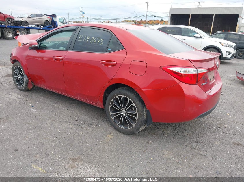 Vin: 2t1burhe2ec064166, lot: 3132538, toyota corolla s 20143
