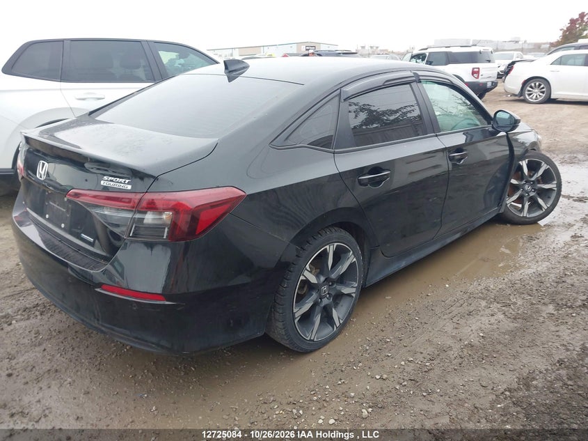 Vin: 2hgfe4f8xsh000166, lot: 3132557, honda civic sport hybrid/sport touring hybrid 20254