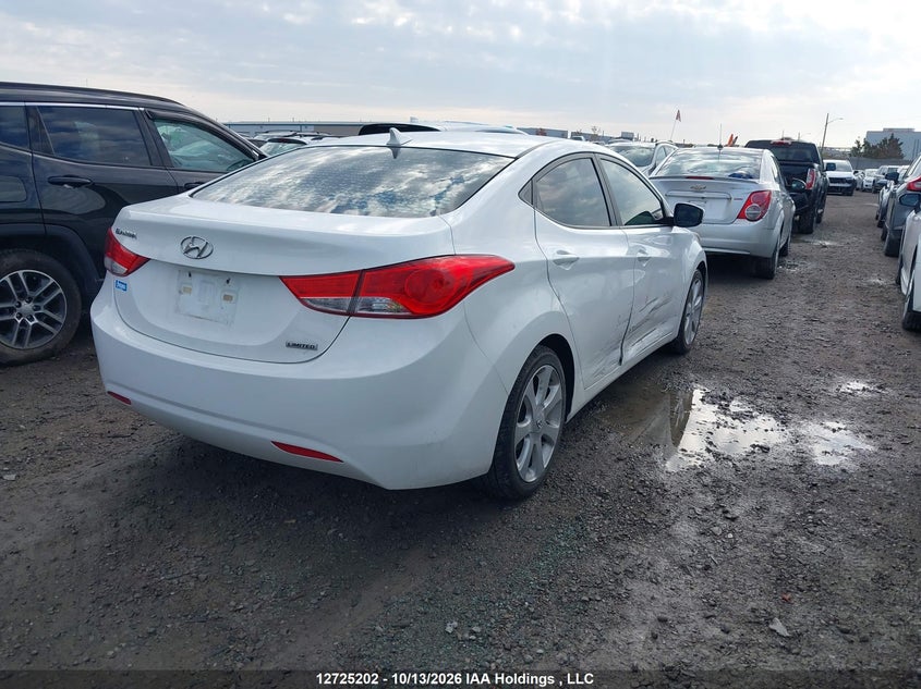 Vin: 5npdh4ae7dh334238, lot: 3132677, hyundai elantra limited 20134