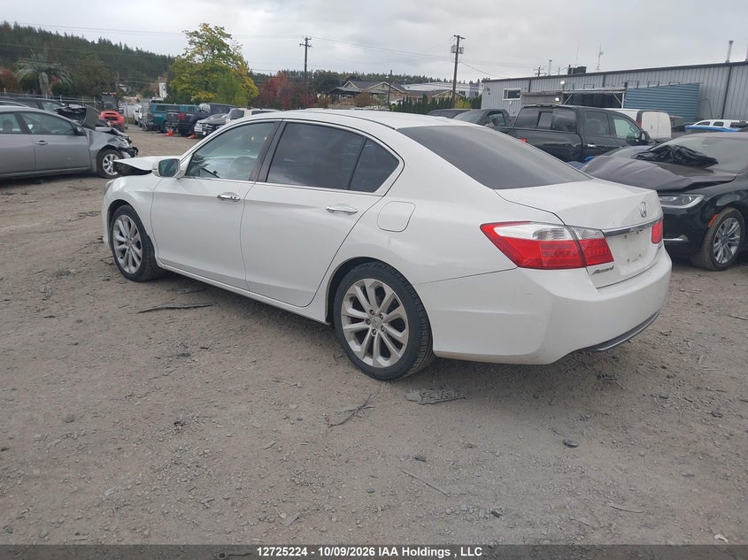 Vin: 1hgcr2f9xea808346, lot: 3132699, honda accord touring 20143