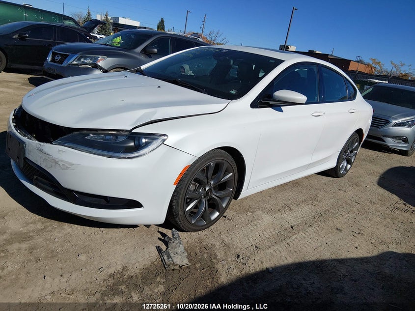 Vin: 1c3cccbg9fn707310, lot: 3132737, chrysler 200 s 20152