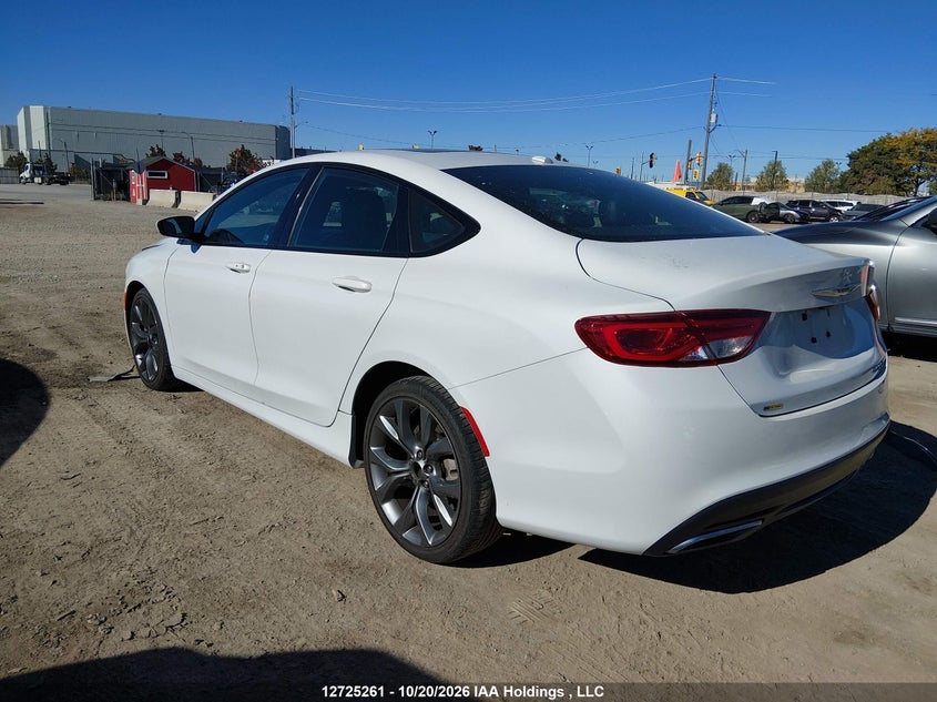 Vin: 1c3cccbg9fn707310, lot: 3132737, chrysler 200 s 20153