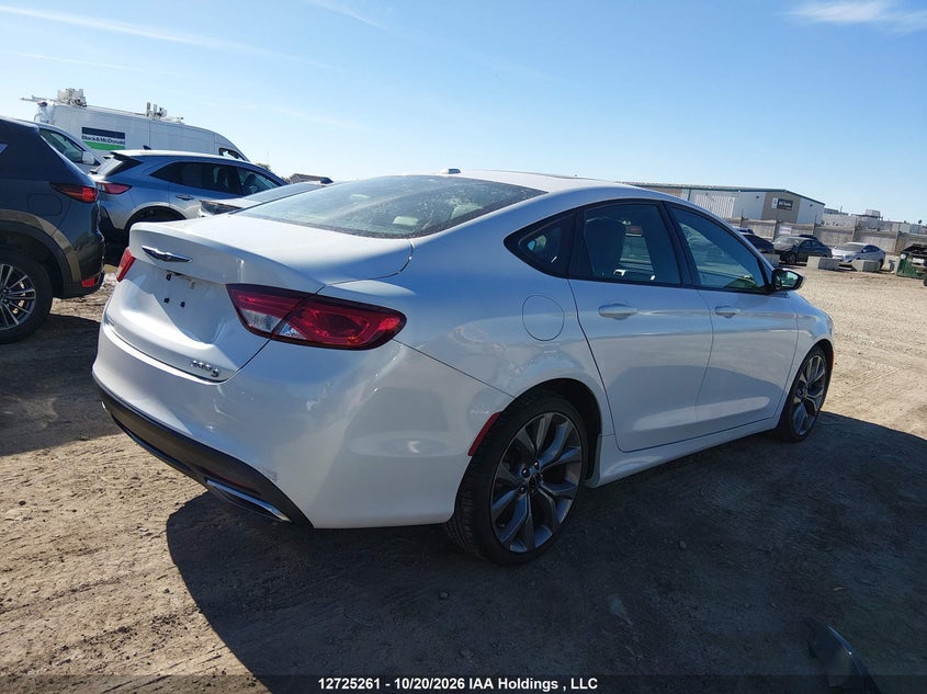 Vin: 1c3cccbg9fn707310, lot: 3132737, chrysler 200 s 20154