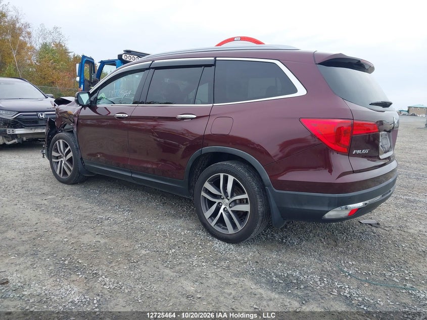 Vin: 5fnyf6h99gb511094, lot: 3132941, honda pilot touring 20163