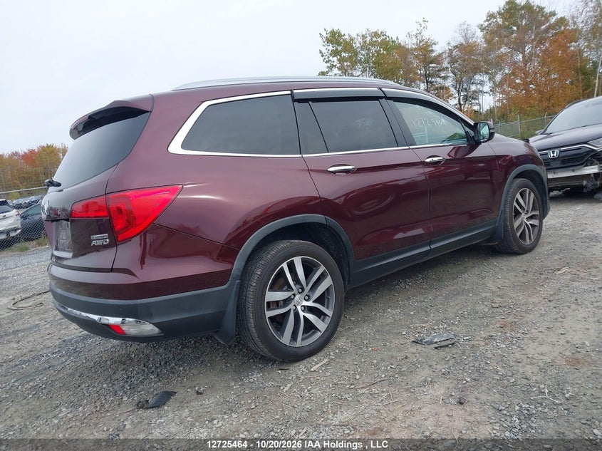 Vin: 5fnyf6h99gb511094, lot: 3132941, honda pilot touring 20164