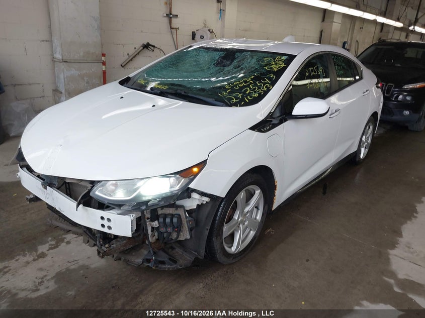 Vin: 1g1ra6s56ju106343, lot: 3133020, chevrolet volt lt 20182