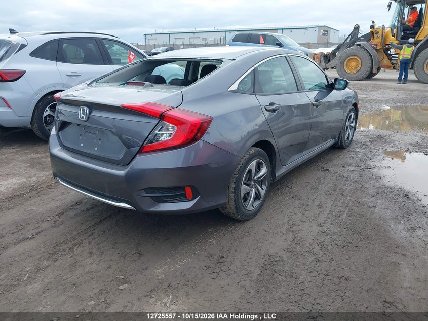 Vin: 2hgfc2f57lh015838, lot: 3133035, honda civic lx 20204