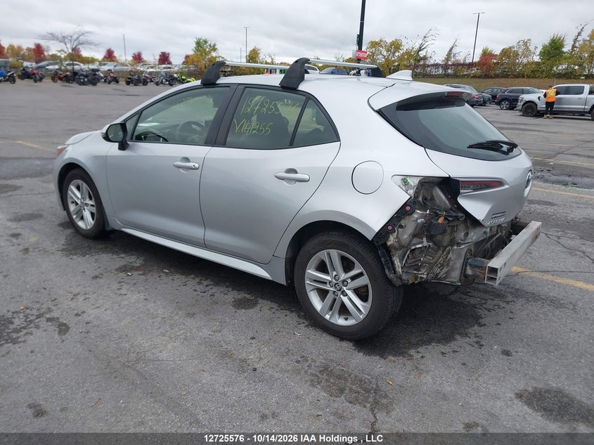 Vin: jtnk4mbe5m3141255, lot: 3133054, toyota corolla se/xse 20213