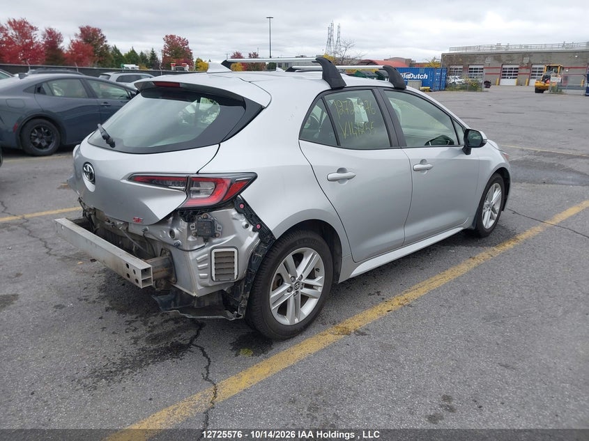 Vin: jtnk4mbe5m3141255, lot: 3133054, toyota corolla se/xse 20214