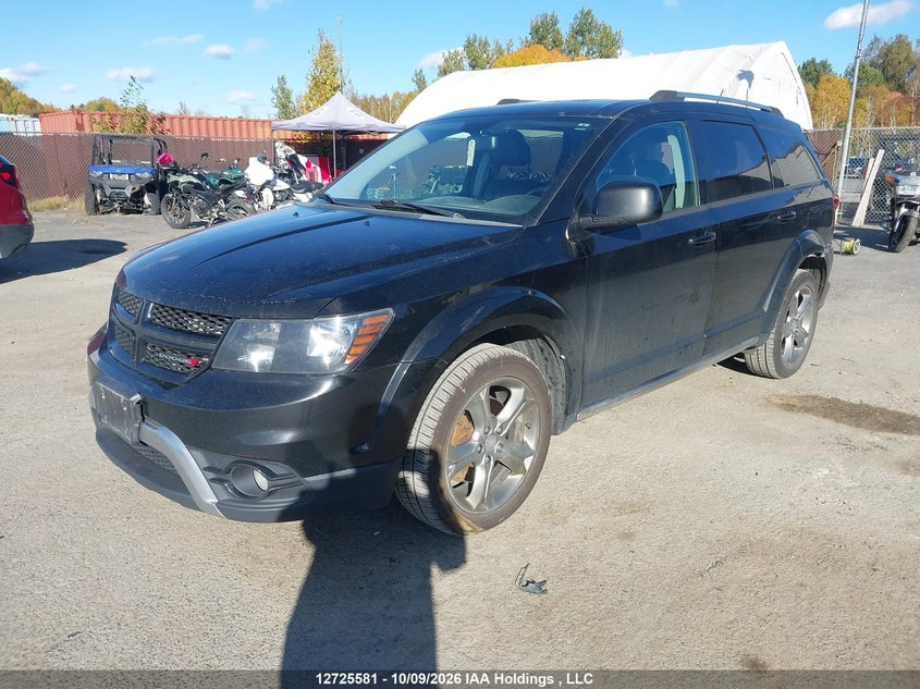 2016 Dodge Journey Crossroad, Удар сзади, IAAI, VIN 3C4PDDGG2GT168040 — фото 2