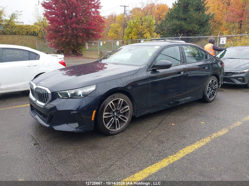 2026 BMW 530 Xi, Rear, IAAI, VIN WBA53FJ00TCX07050 — photo 2