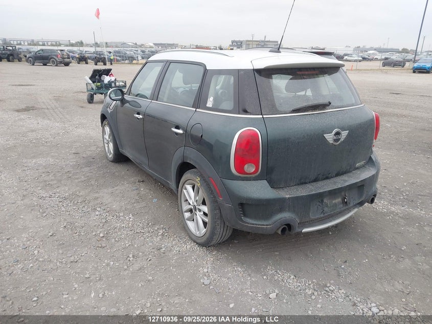 Vin: wmwzc3c57bwl78739, lot: 3133196, mini cooper 20113